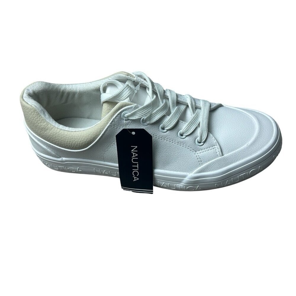Nautica Lambie Women’s Size 9 White/Bone Sneakers NWT Read Description